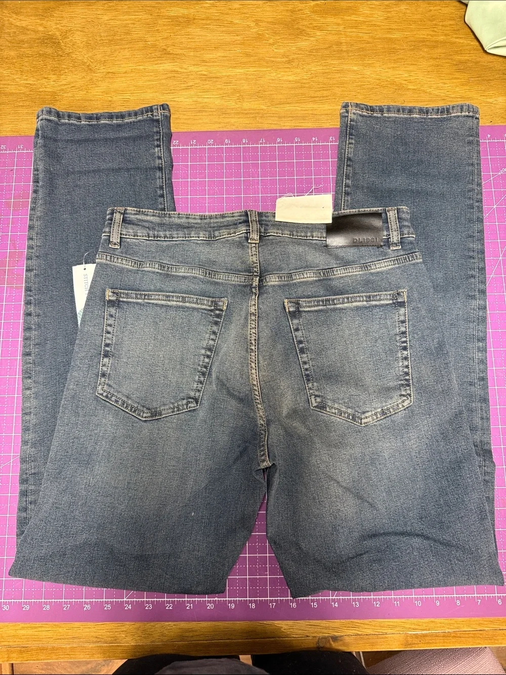Men's Blue Denim Jeans - Classic Straight Fit stitch fix